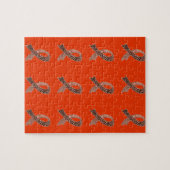 Kies om het even welk Lint van de Bewustmaking van Legpuzzel (Horizontaal)