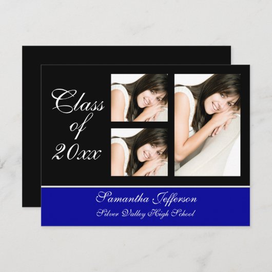 Kies om het even welke Uitnodigingen van de Gradua (Voorkant / Achterkant)