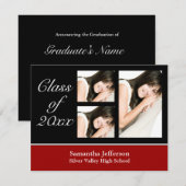 Kies om het even welke Uitnodigingen van de Gradua (Voorkant / Achterkant)