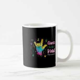Kies om Vriendelijk te Zijn Doofbewustzijn ASL Han Koffiemok