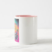 Kies om vriendelijk te zijn tweekleurige koffiemok (Center)