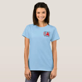 Kies Onderbroken 3 lijnen T-shirt (Voorkant volledig)