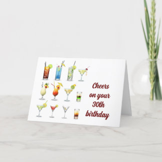 KIES OP UW **30e BIRTHDAY** Kaart