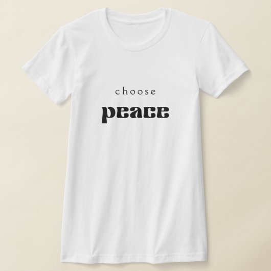 Kies Peace T-shirt (Laagn)