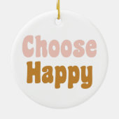 Kies Retro Lettering Kerst Ornament (Achterkant)