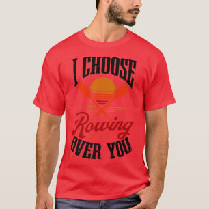 Kies Rijen over uw ontwerp-roeien T-shirt