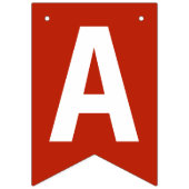 Kies Rood Wit Blauw Patriottisch 2 Laag Sjabloon Vlaggetjes (Eerste vlag)