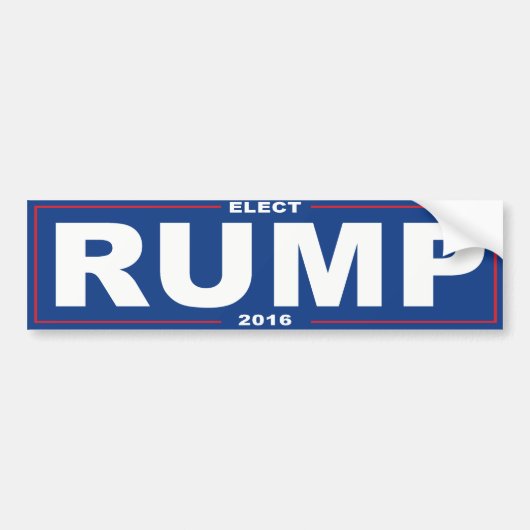 Kies Rump 2016 - Bumpersticker (Voorkant)