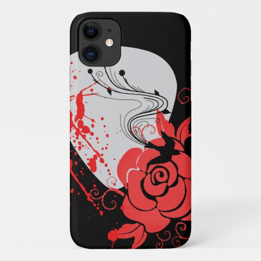 Kies, slik, bloed en roos Case-Mate iPhone case (Achterkant)