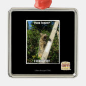 Kies sneller! metalen ornament (Voorkant)