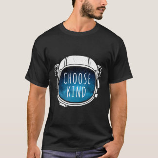 Kies soort anti-pesten astronaut helm t-shirt