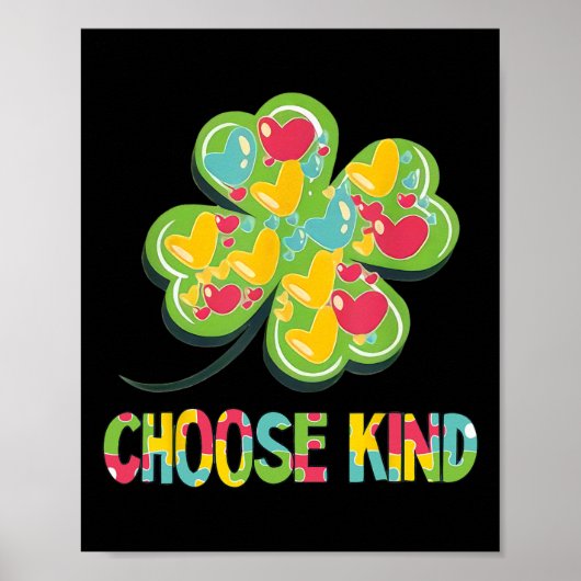 Kies Soort - Autism Awareness Anti Bully St Patri Poster (Voorkant)