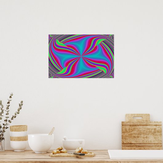 Kies Start abstract Poster (Keuken)