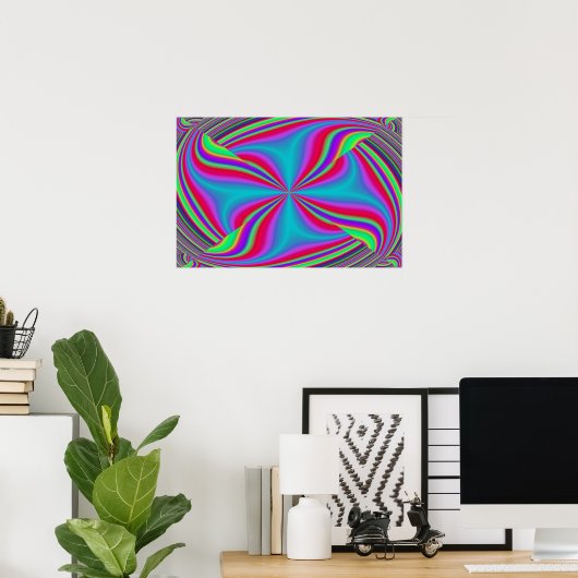 Kies Start abstract Poster (Thuiskantoor)
