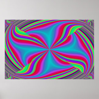 Kies Start abstract Poster
