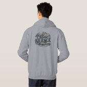 Kies Stilte Hoodie (Achterkant volledig)