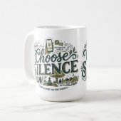 Kies Stilte Koffiemok (Voorkant links)