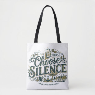 Kies Stilte Tote Bag