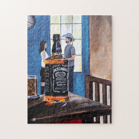 Kies Texas Schilderij van Alfred Fox Legpuzzel (Verticaal)