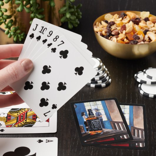 Kies Texas Schilderij van Alfred Fox Pokerkaarten (Insitu)