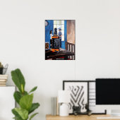 Kies Texas Schilderij van Alfred Fox Poster (Thuiskantoor)