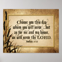 Kies u deze dag (Joshua 24:15)