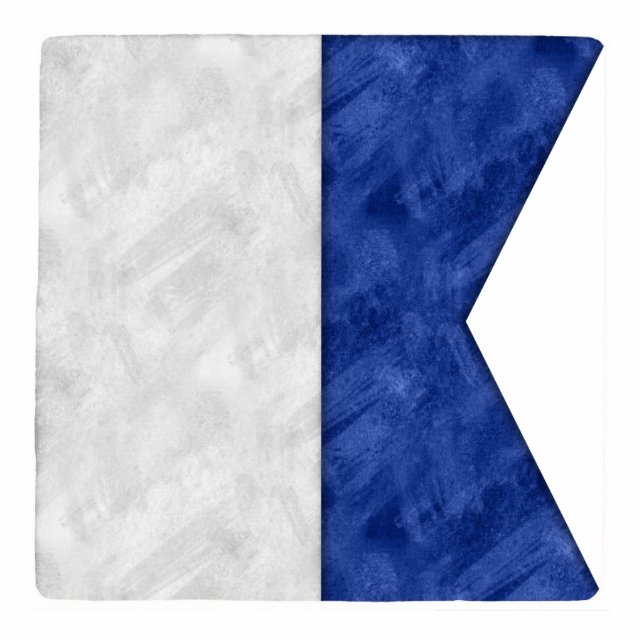 Kies uit 26 Waterverf Nautical Maritime Flags Staand Fotobeeldje (Voorkant)