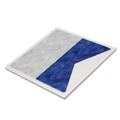 Kies uit 26 Waterverf Nautical Maritime Flags Tegeltje (Zijkant)