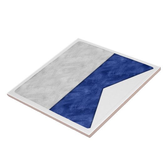 Kies uit 26 Waterverf Nautical Maritime Flags Tegeltje (Zijkant)