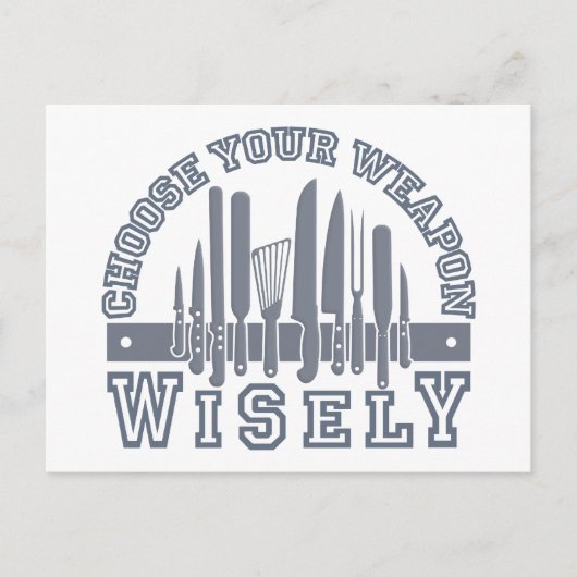 Kies uw aangepaste briefkaart Weapon (Voorkant)