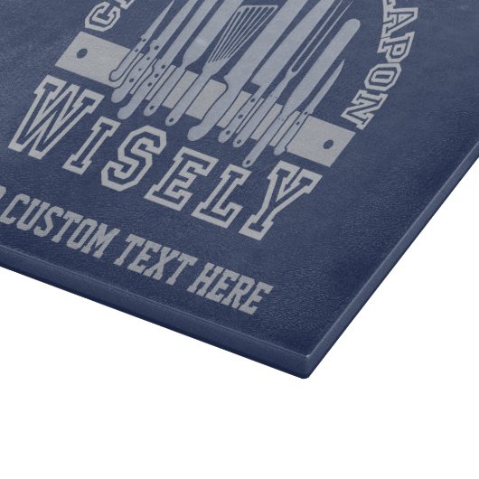 Kies uw aangepaste snijbord voor Weapon Snijplank (Hoek)