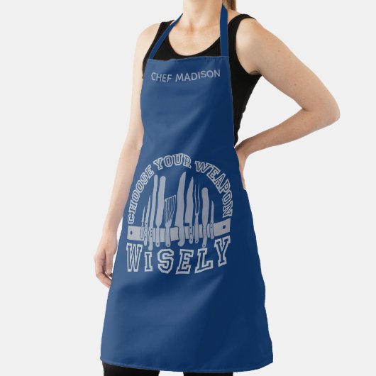 Kies uw aangepaste Weapon-naampagina's Schort (Insitu)