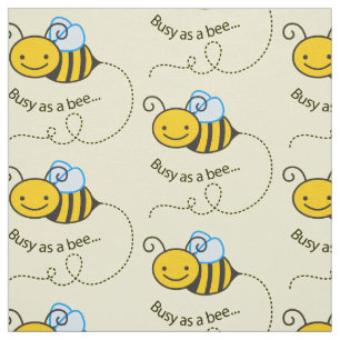 Kies uw achtergrond kleur bee patroon stof