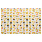 Kies uw achtergrond kleur Giraffe stof (Fat Quarter)