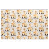 Kies uw achtergrond kleur Giraffe stof (Fat Quarter)