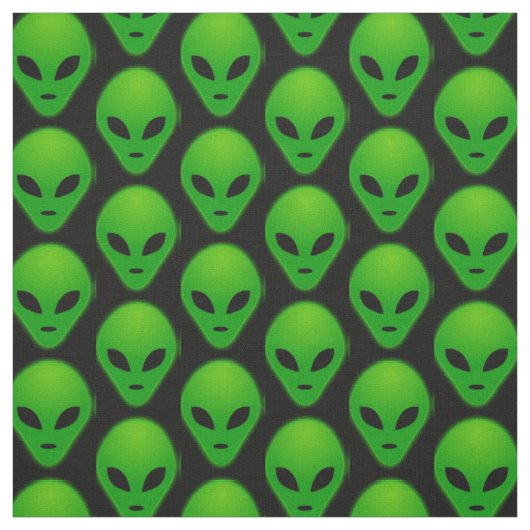 Kies uw achtergrondkleur Alien Print Fabric Stof (Swatch)