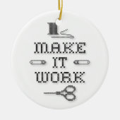 Kies uw achtergrondkleur keramisch ornament (Voorkant)