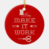 Kies uw achtergrondkleur keramisch ornament (Voorkant)