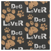 Kies uw achtergrondkleur Paw print stof (Close Up)