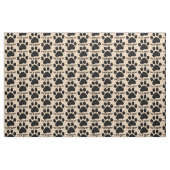 Kies uw achtergrondkleur Paw print stof (Fat Quarter)