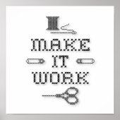 Kies uw achtergrondkleur poster (Voorkant)