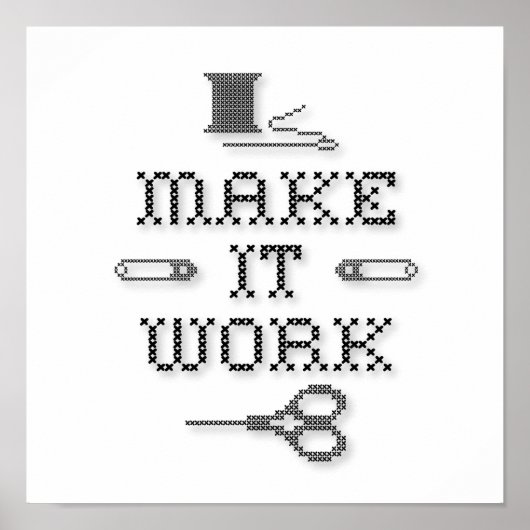 Kies uw achtergrondkleur poster (Voorkant)