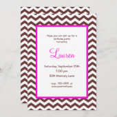 Kies uw Age Persoonlijke uitnodiging van de Dag (Voorkant / Achterkant)