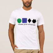 Kies uw avontuur t-shirt (Voorkant)