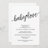 Kies uw Baby-liefdesdouche voor kleuren Kaart (Voorkant / Achterkant)