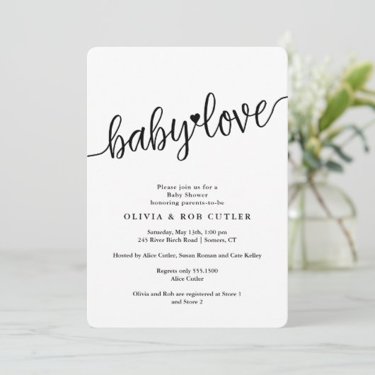 Kies uw Baby-liefdesdouche voor kleuren Kaart (Staand voorkant)