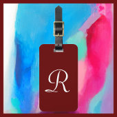 KIES UW Bagagelabel VOOR KLEURENMonogram