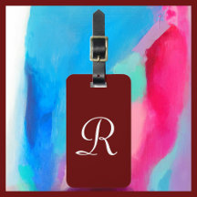 KIES UW Bagagelabel VOOR KLEURENMonogram