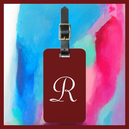 KIES UW Bagagelabel VOOR KLEURENMonogram