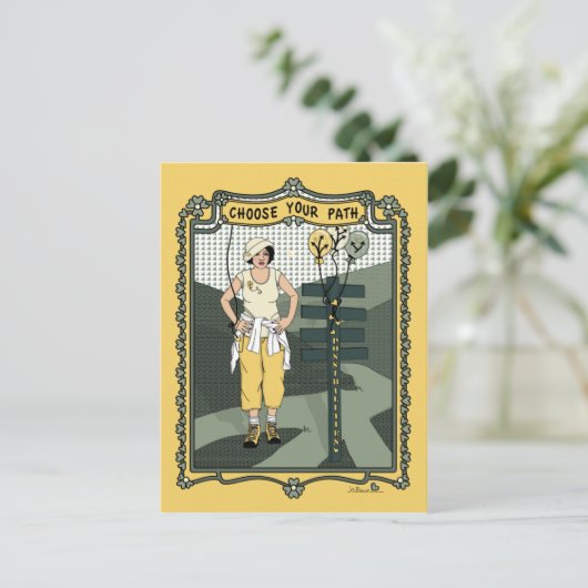 Kies uw Briefkaart Path_C_ (Staand voorkant)